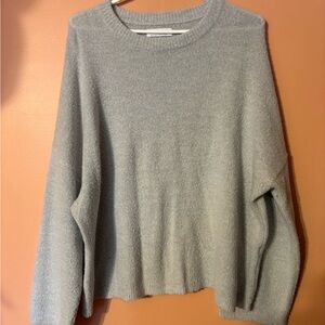 OAK + FORT Light Gray Knit Sweater